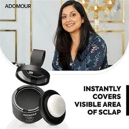 ADOMOUR Hair Root Touchup Powder|Hairline Powder For Men & Women|Instantly Conceals Hair Loss & Grey Hair|Root Cover Up|Sweat Resistant &