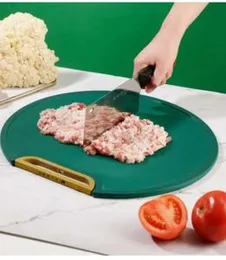 Double-sided PE Chopping Board Stand-able Non-Slip BPA Free for Vegetables