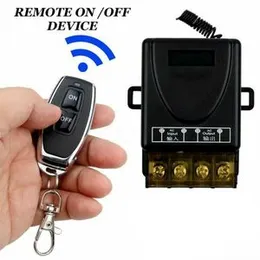 RCR-1 433MHz Wireless RF Remote Control Switch – DC 8-86V, 30A ON/OFF Relay Module for Smart Control of Electronic Devices