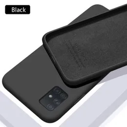 Samsung A71 Soft Black Matte Back cover for Samsung A71