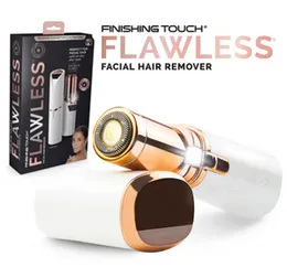 Flawless Facial Hair Remover for Women – USB Rechargeable Hair Remover with LED Light for Face, Upper Lip, Chin & Cheeks