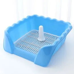 Portable Pet Dog Training Toilet Potty Pet Puppy Litter Toilet with Anti-Splash Fence For Dogs Cats Pets Toilet