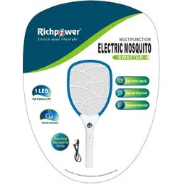 Richpower Electric Mosquito Swatter with LED Light