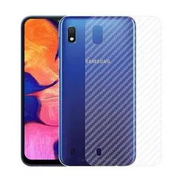 Transparent Clear Slim Fit Transparent Carbon Fiber Film Phone Case Wrap Protective Back Sticker For Samsung A10S