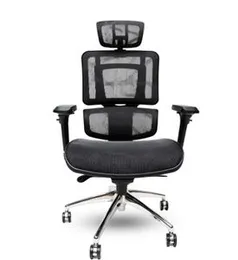 Luxury BLACK Mid Back mesh chair