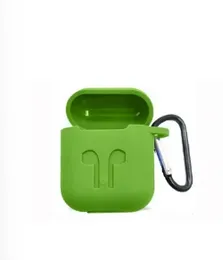silicone case for Airpod 1/2 With Carabiner