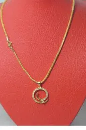 1.9mm fox singapore chain with pendant  18inch 24 inch for stylish girls.