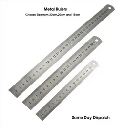 Stainless Steel 15cm Double Sided Ruler - Perfect Straight Edge for Easy Measurements