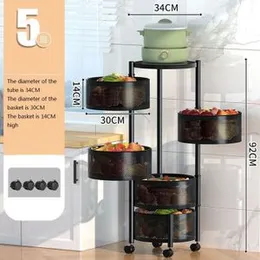 Multi-Layer Rotating Storage Rack.