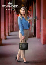 Women Office Hand Bag (black)