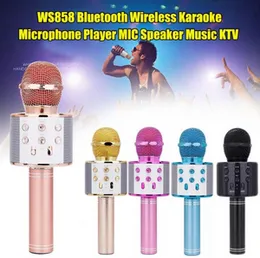 WS-858 Wireless Bluetooth Handheld Karaoke Microphone