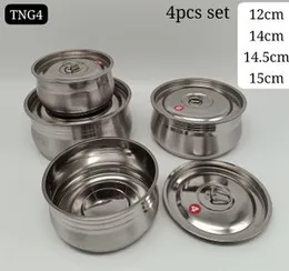 Stainless Steel Serving BowlS 4PCS