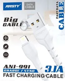 Ansty ANI-991 Lightning Fast Charging Data Cable – 3.1A