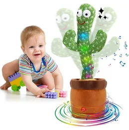Talking Cactus Baby Toys for Kids Dancing Cactus Toys Can Sing Wriggle & Singing Recording Repeat What You Say Funny Education Toys for Children Playi