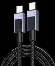 UGREEN 3 Meter 100W Type-C to Type-C PD Fast Charging Nylon Braided Cable – L512 - 45065