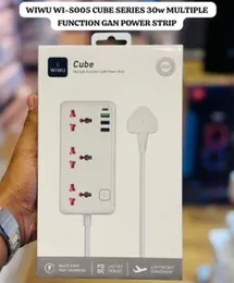 WIWU WI -S005 CUBE SERIES 30w MULTIPLE FUNCTION GAN POWER STRIP