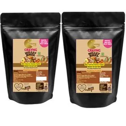 Cravng Millet Bhel | Two Pack | 400g l Healthy Snacks | Instant Bhel puri kit | Imli Chutney (Tamrind Bhel, 200g) FROM INDIA(SAM)