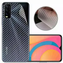 Carbon Fibre Back Sticker for Vivo Y11 / Y20 – Slim Fit | Anti-Scratch & Stylish Wrap
