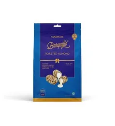 Barquillo Premium Roasted Almond Coated Chocolate Pouch - 20 Pcs | Vanilla Cream Filled Biscuit Roll | Valentine Day Chocolate Gift for Girlfriend, Bo