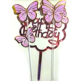 Butterfly Cake Toppers Cartoon Cake Topper Cake Topper Plastic Cake Topper Theme Topper