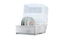 Phoenix Prime Plate Rack – Durable Hygienic Kitchen Dish Organizer | White, 457x425x328mm