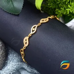 Gold plated Stylish Design Light Weight Bracelet For Women.
