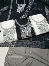 3PCS High Quality Shalwar Material Available Stone & sequence work Roman silk shalwar material and Plain Bottom, Dupatta available