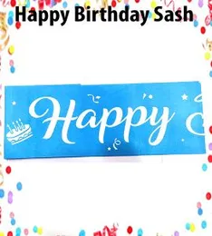 Happy Birthday Sash Party Strap