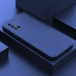 Samsung galaxy A51 Luxury Soft Matte Liquid Camera Protection Silicone Case Back Cover for Samsung galaxy A51.