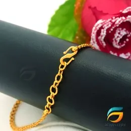 Guaranteed Gold plated 02mm Thin Bismark Bracelet For Women.