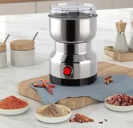 Multifunction Smash Machine Household Electric Cereals Grain Grinder Coffee Bean Seasonings Spices Milling Ultra Fine Dry Food Powder Machine for Home