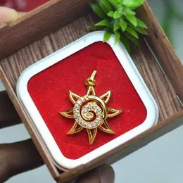 Gold Plated  Derana Sun Design Pendant For Women.