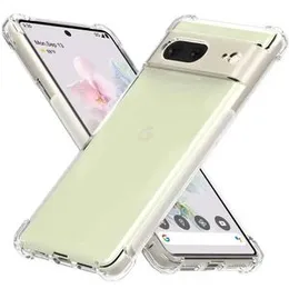 Google Pixel 7A Case Transparent Shockproof Back Cover For Pixel 7A