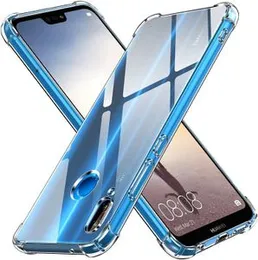 Luxury Shockproof Thickballoon Transparent Back Cover for Huawei Nova 3E