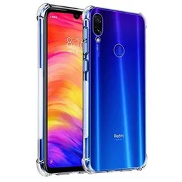 Redmi Note 7 Transparent Shockproof Clear Back Cover for Redmi Note 7