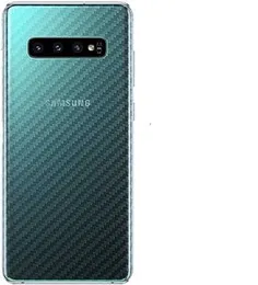Ultra Thin Transparent Carbon Fiber Film Back Sticker – Samsung S10 Plus | Slim Fit Protective Wrap