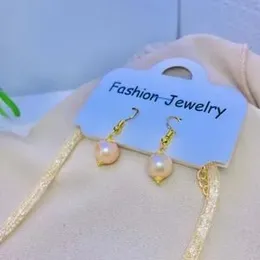 Gold Plated Diamond filled Necklace With Pearl Earrings Set with Earrings.