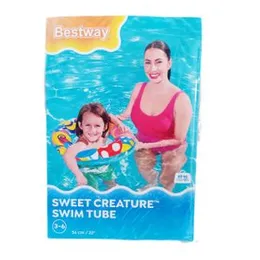 Bestway Designer Swimming Ring - 56cm (22" Inches) Assorted Colors - Sweet Creature Swim Tube