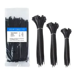 Heavy Duty 10 Inch Black Nylon Cable Ties 100 Pcs Durable Zip Ties for Wire Management