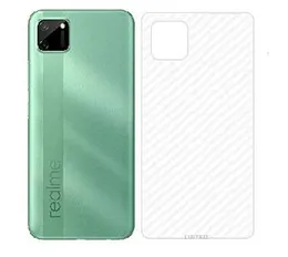 Carbon Fibre Back Sticker for Realme C11 2021 / C20 – Slim Fit | Anti-Scratch & Stylish Wrap