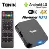 TANIX TX1 Smart TV Box Android 10 | Quad Core Cortex A53 2GB RAM 16GB ROM | 4K Ultra HD Streaming Media Player | WiFi TV Box with G31 MP2 GPU | Home E