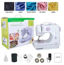 Mini sewing machine with table adapter & pedal / mini portable sewing machine accessories