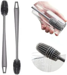 Long Bottle Cleaning Brush – Ideal for Water Bottles, Narrow Neck Containers, Hydro Flasks, Vacuum Sports Bottles, Vases, and Glassware