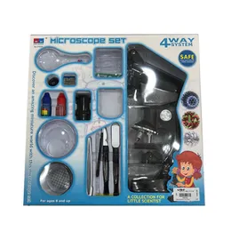 Kids Toy 4 Way System Microscope Set (0327)