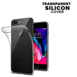 ThickBallon Clear Transparent Silicone Case back cover IPhone 7 Plus / 8 Plus