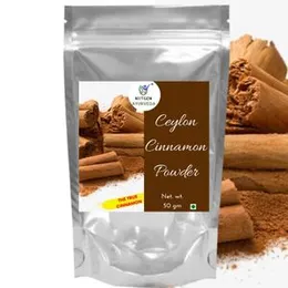 Nxtgen Ayurveda Ceylon Cinnamon Powder | 50 g | Pure Dalchini Powder