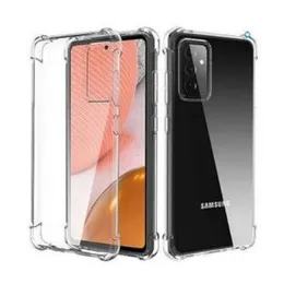 Luxury Shockproof Thickballoon Transparent Back Cover for Samsung A72 5G