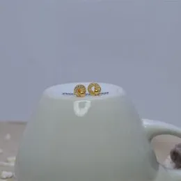 Gold Plated Round With Stone Beauty Fashion Earing.