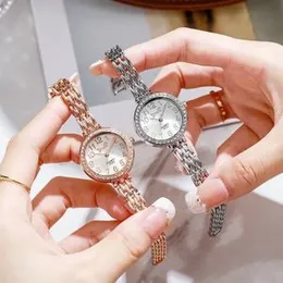 Premium Stainless Steel Strap Luxury women’s Watch Quartz Analog Business Chain Casual Wrist Watches For ladies & girls silver and rose gold watches
