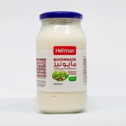 Herman Mayonnaise Smoother & Tangier – 473ml | Rich & Creamy Mayo for Everyday Use